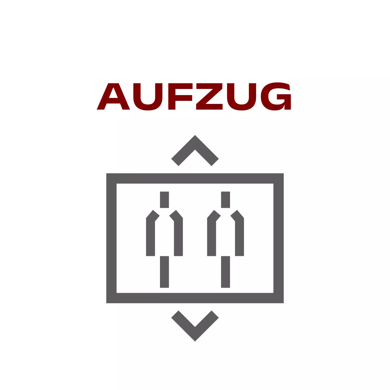 Rote moderne Parkverbotsschilder