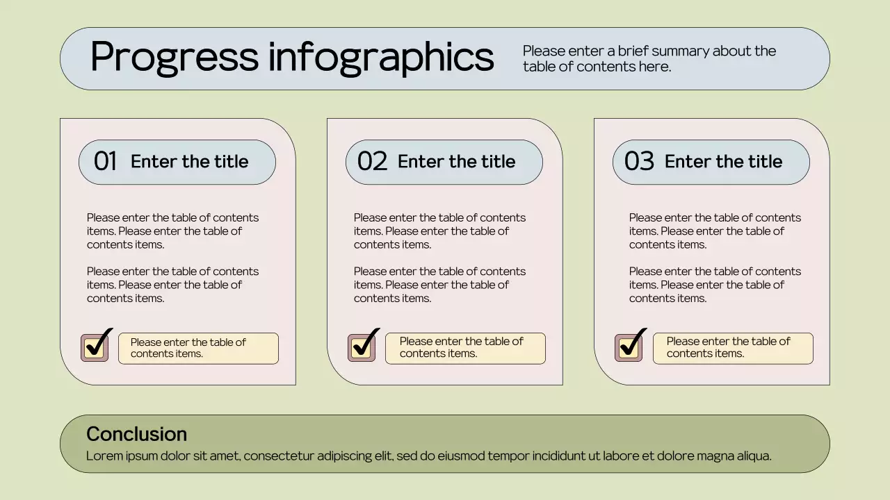 Beige Minimal Progress Report Layout Infographic