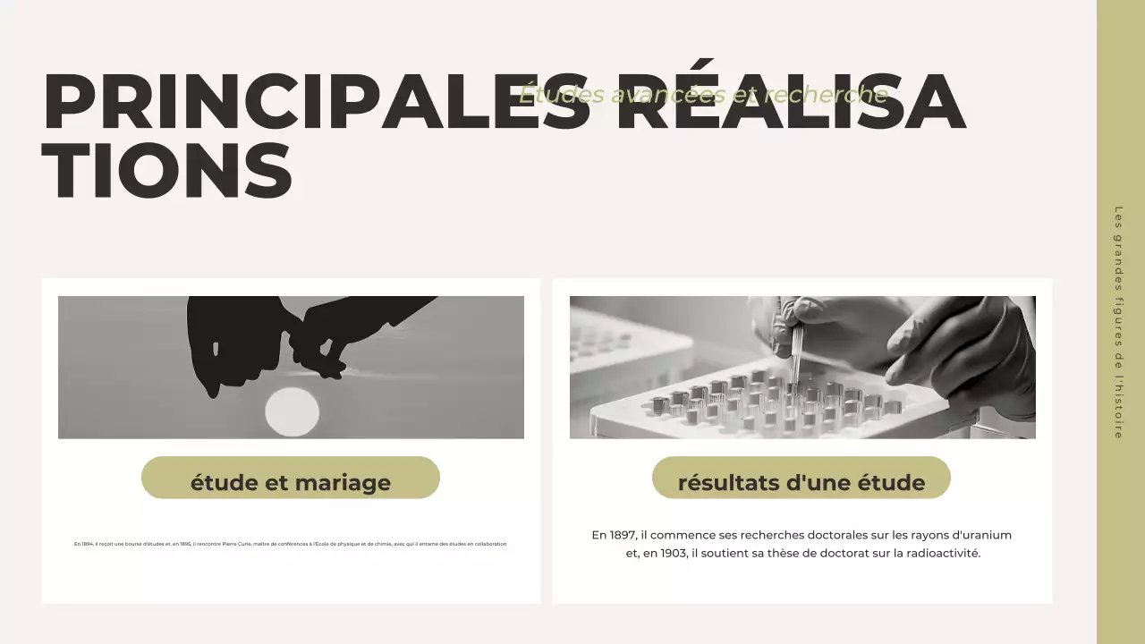 présentation de l'histoire classique grise