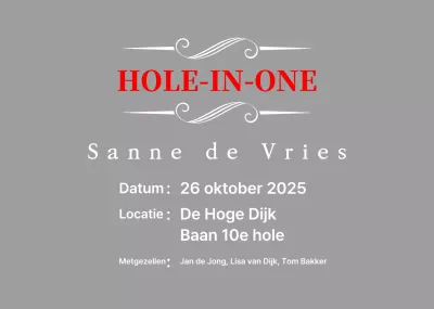 Klassiek golf vieren