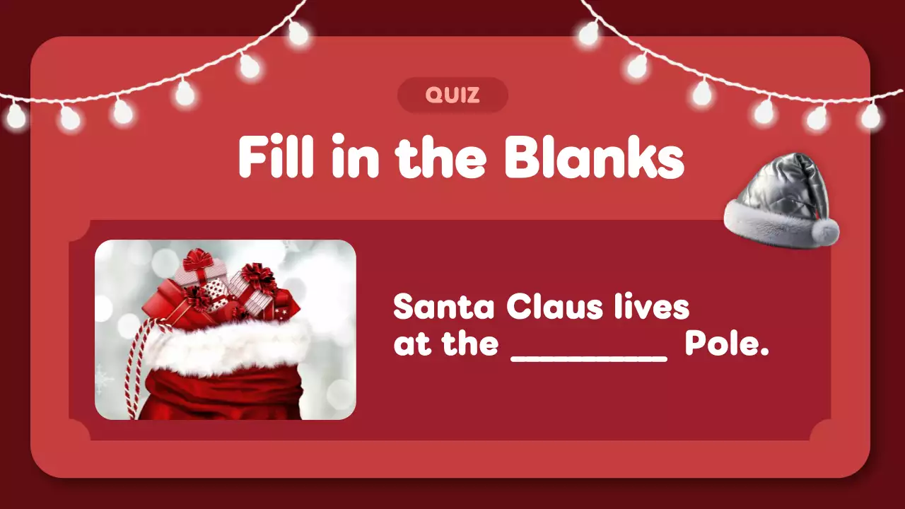 Red Festive Christmas Presentation