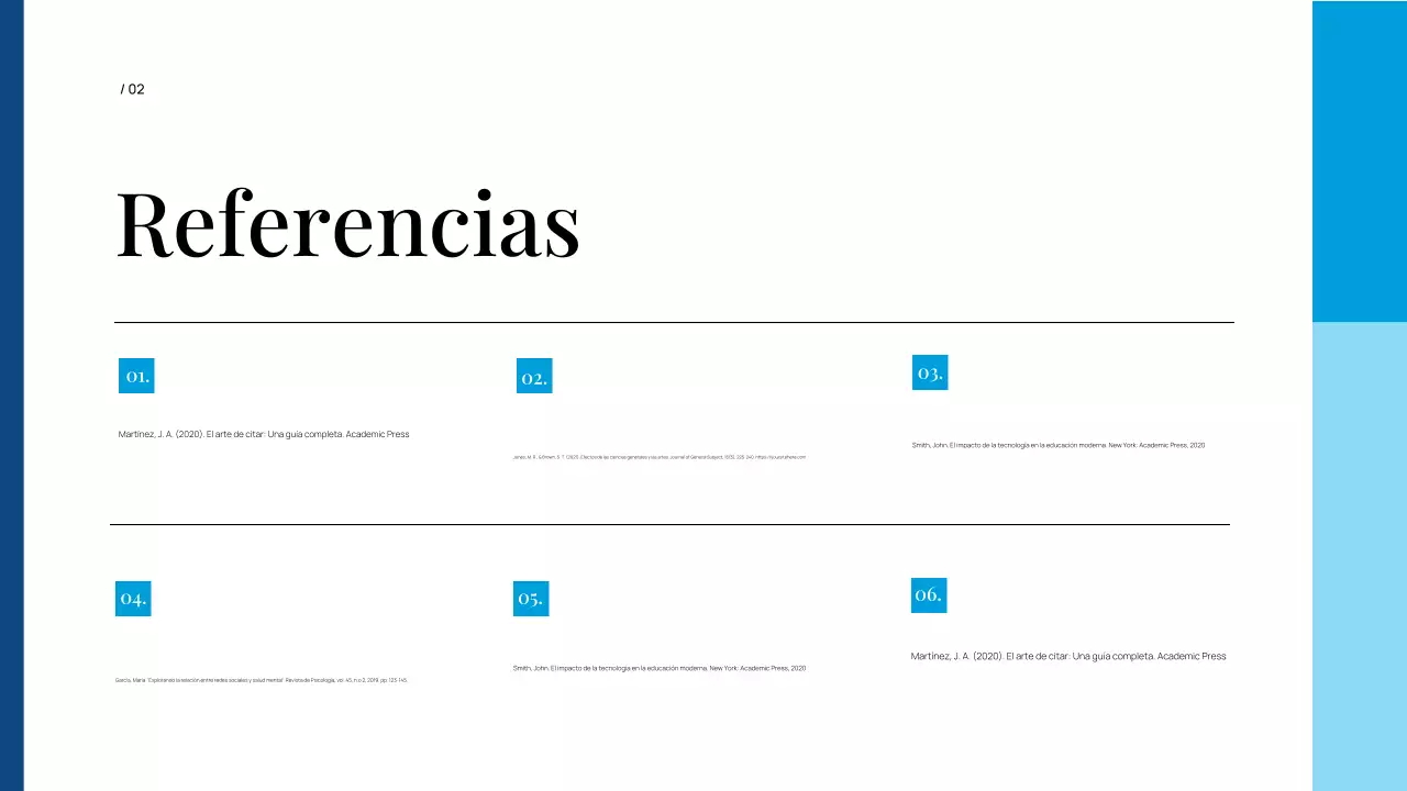 blue presentación profesional de tesis