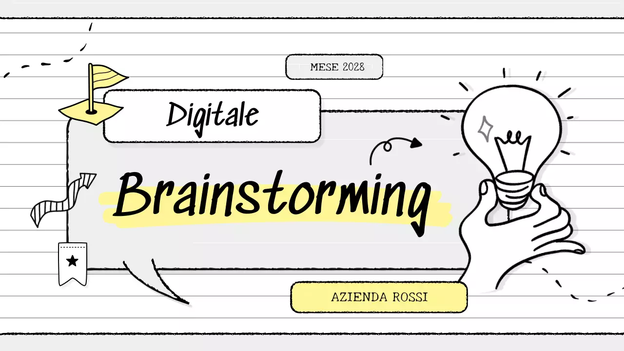 guida al brainstorming giallo moderno