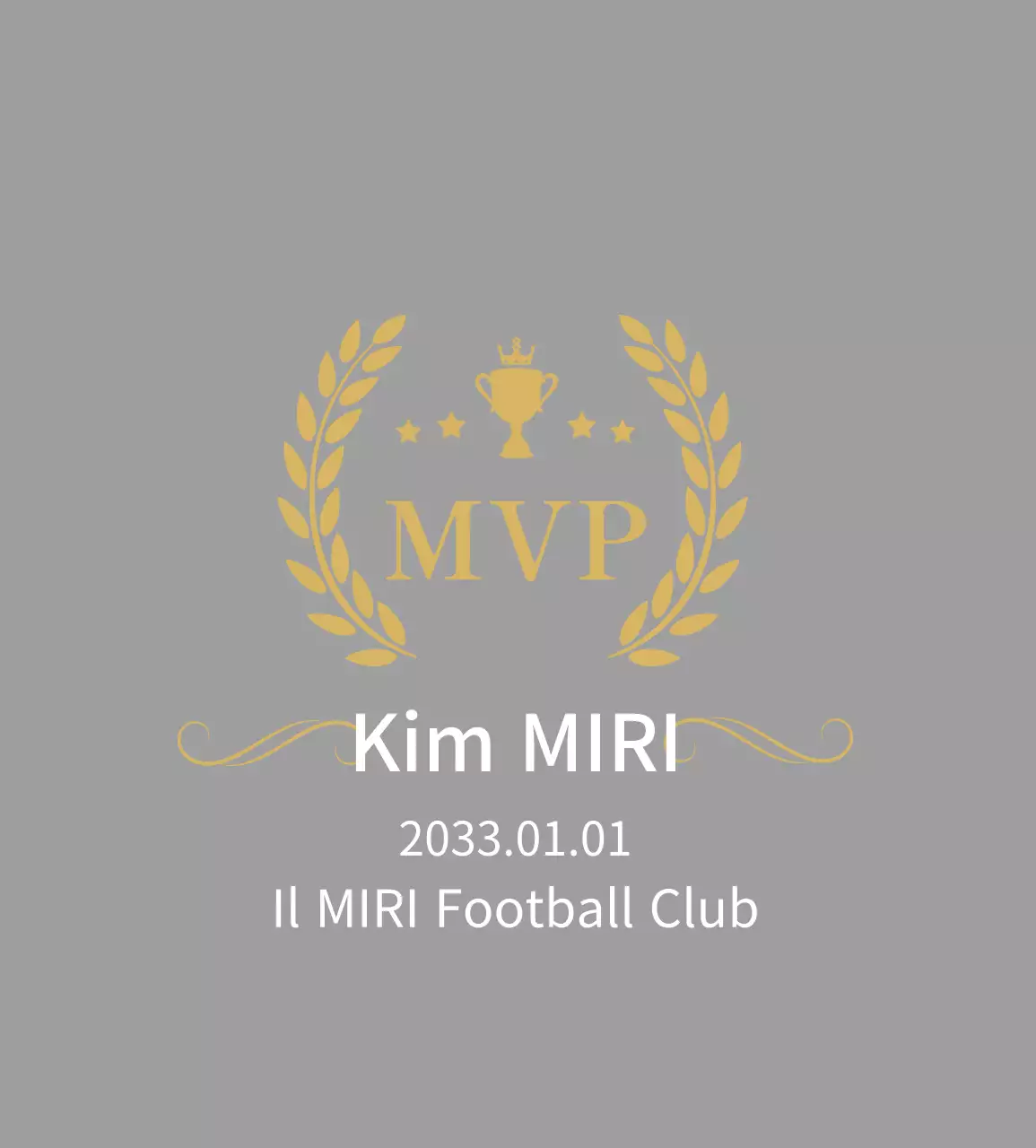 Targa per il calcio classico