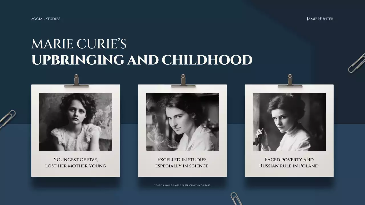 Blue Modern Scientist Lecture Presentation