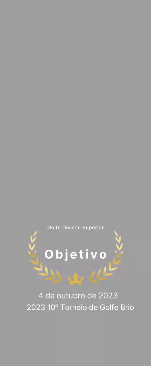 Listagem simples de golfe