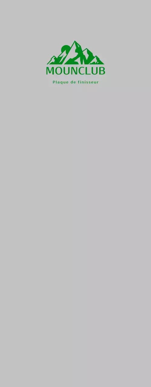 Plaque d'alpinisme simple verte