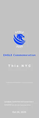 Blue Basic Golf Commemorative