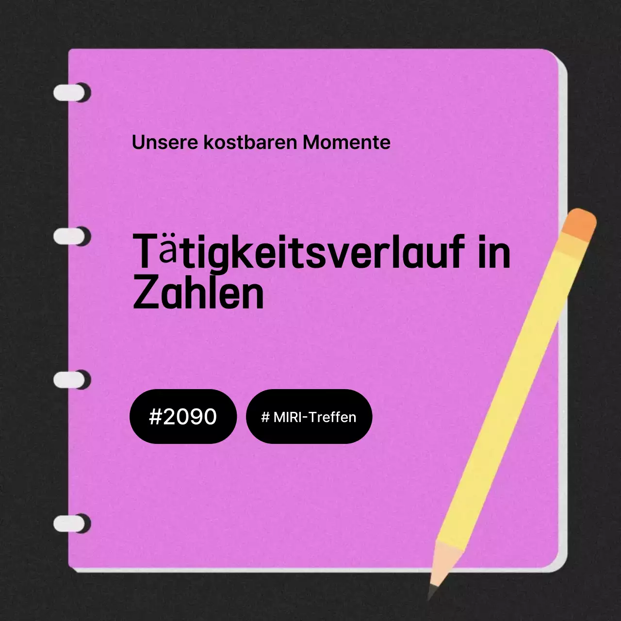 Mauve Simple Record Diary