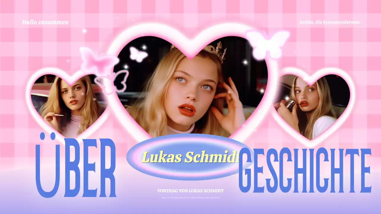 rosa y2k über mich layout