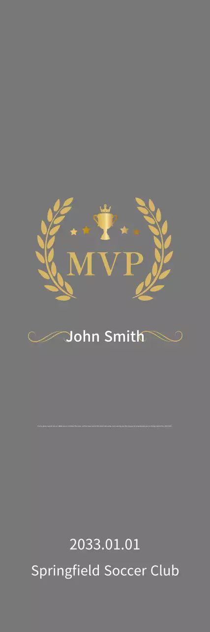 Classic soccer plaque