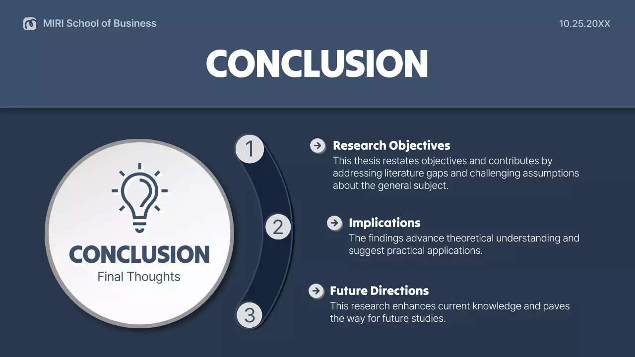 Blue Professional Thesis Presentation