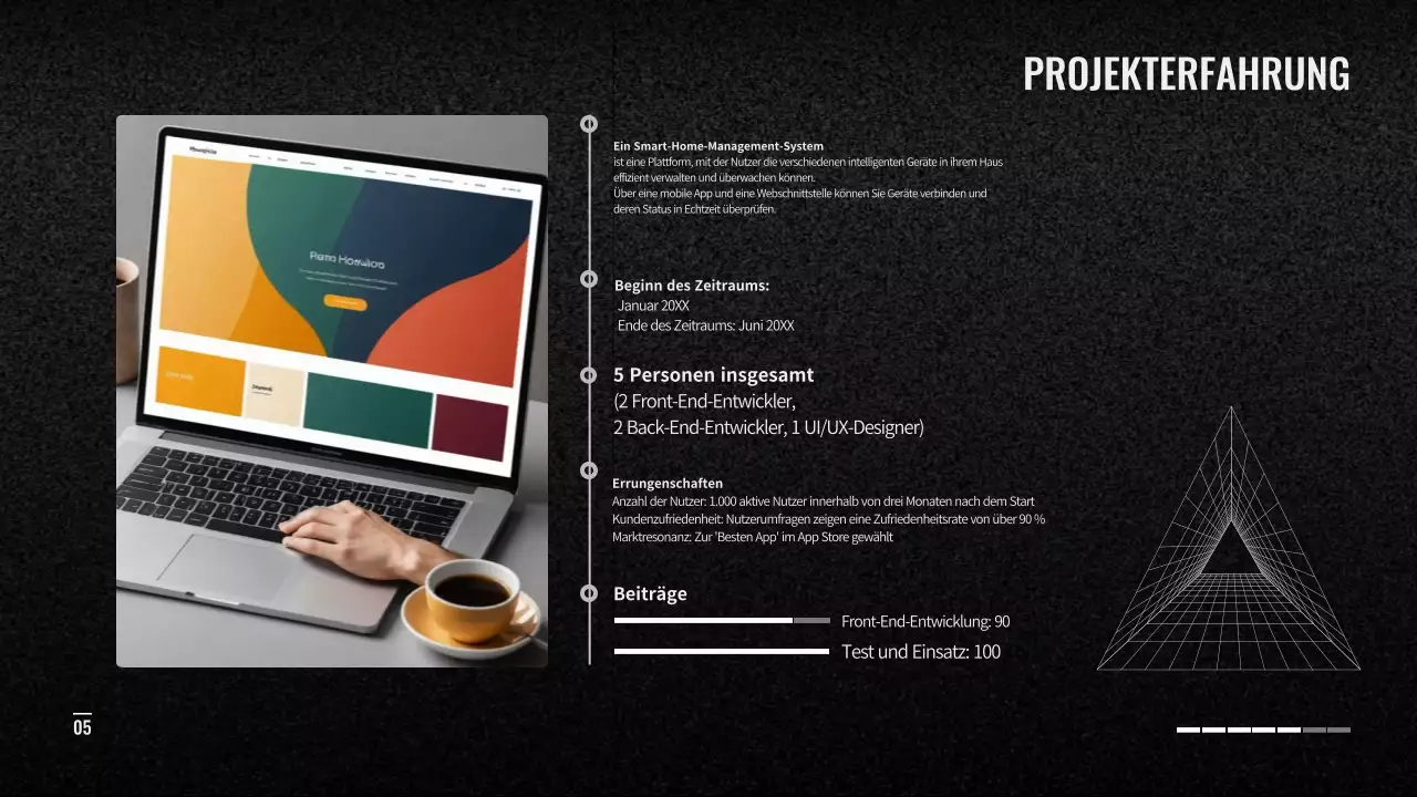 Informationen zum Black Modern-Portfolio übermitteln