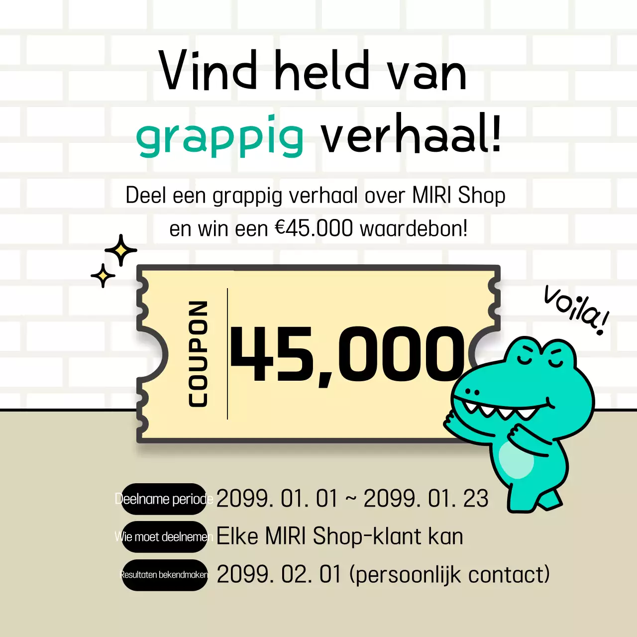 Mint Spotprent Advertentie