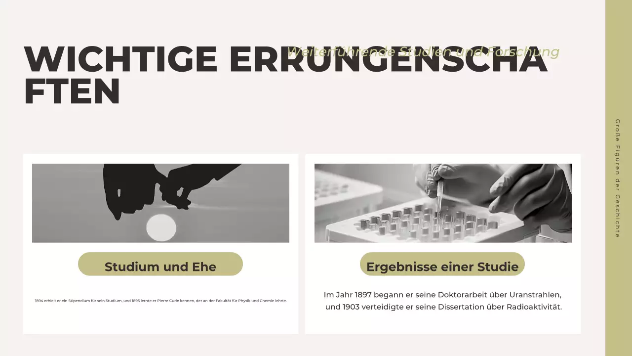 graue klassische Geschichte Präsentation