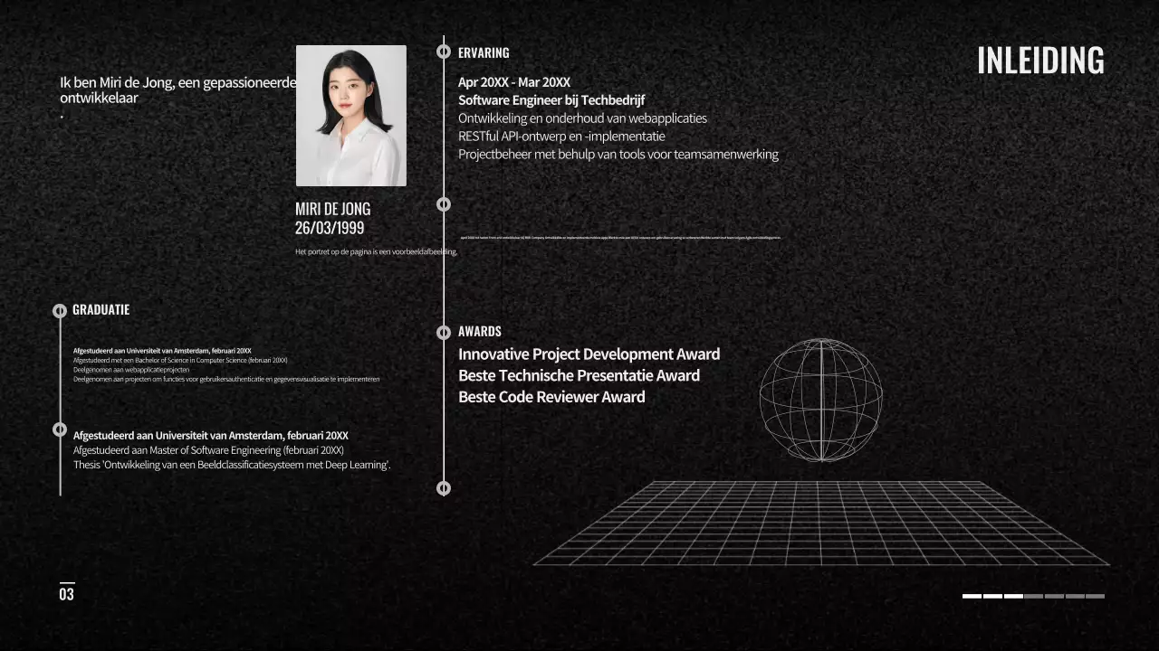 Communiceer Black Modern portefeuille-informatie