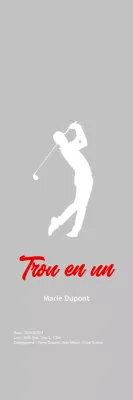 Célébrer le golf simple