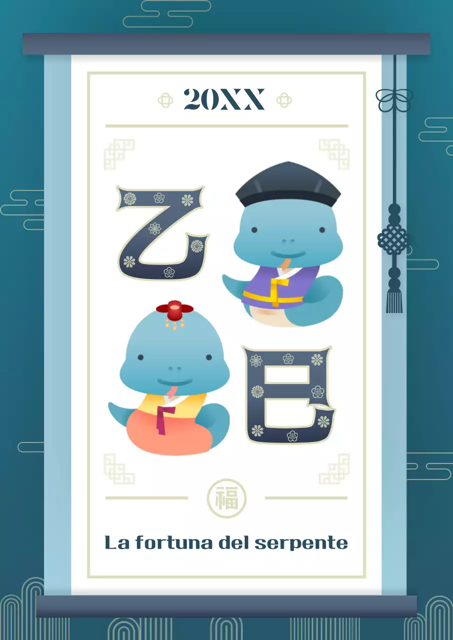 Festa del Capodanno coreano di colore azzurro