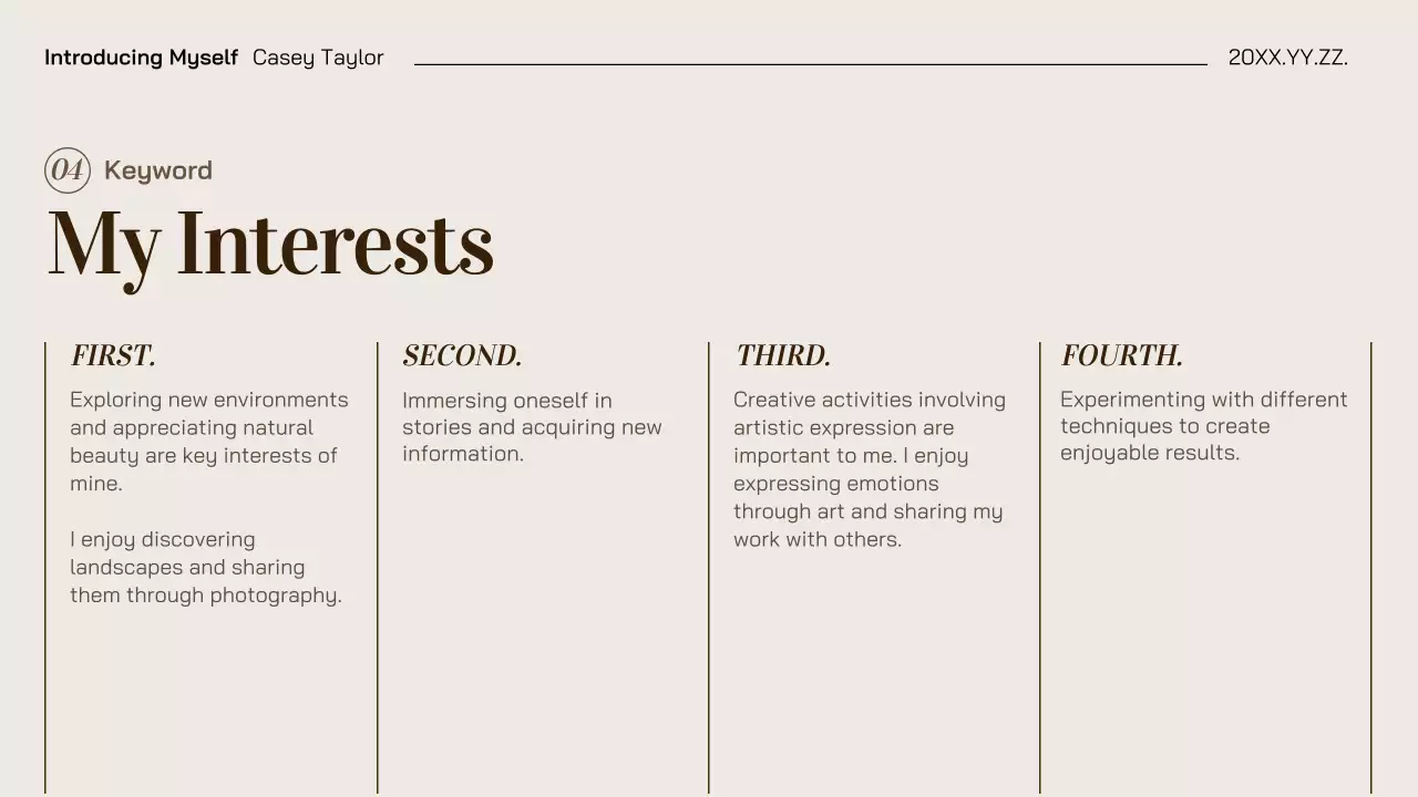 Bài thuyết trình giới thiệu Grey Modern