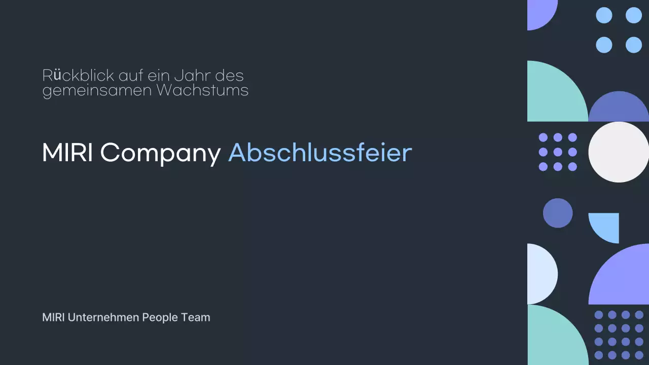 Das Ende des Jahres in blau modern feiern