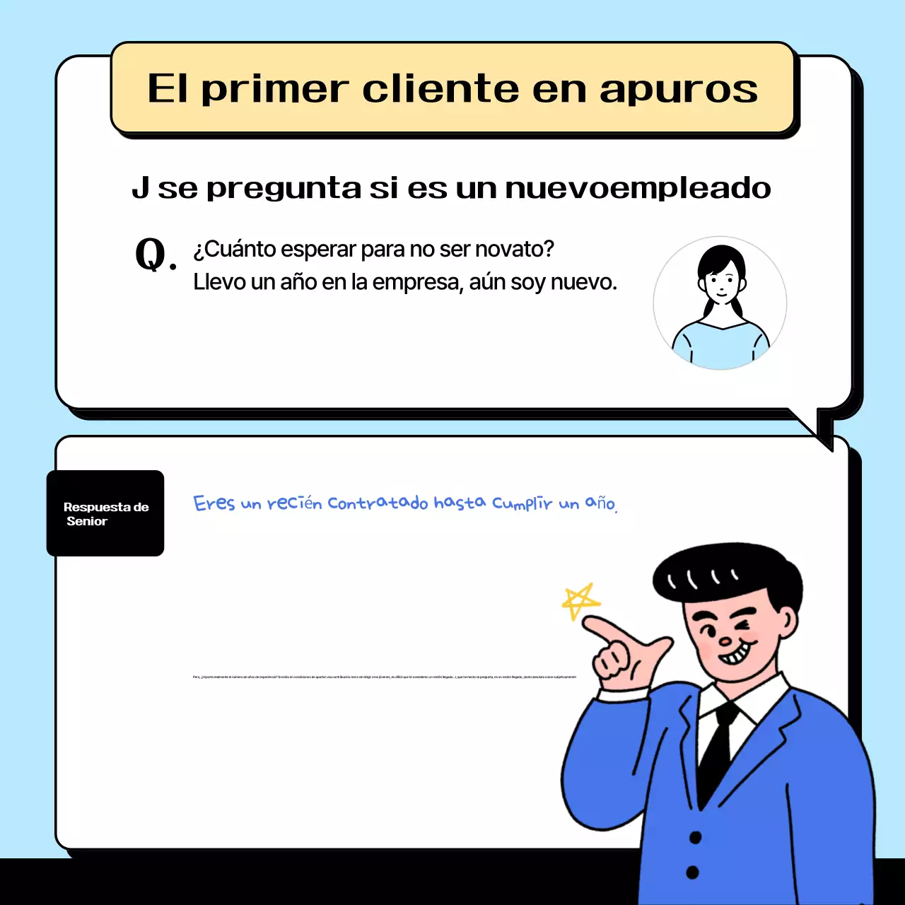 Tuit azul claro de dibujos animados