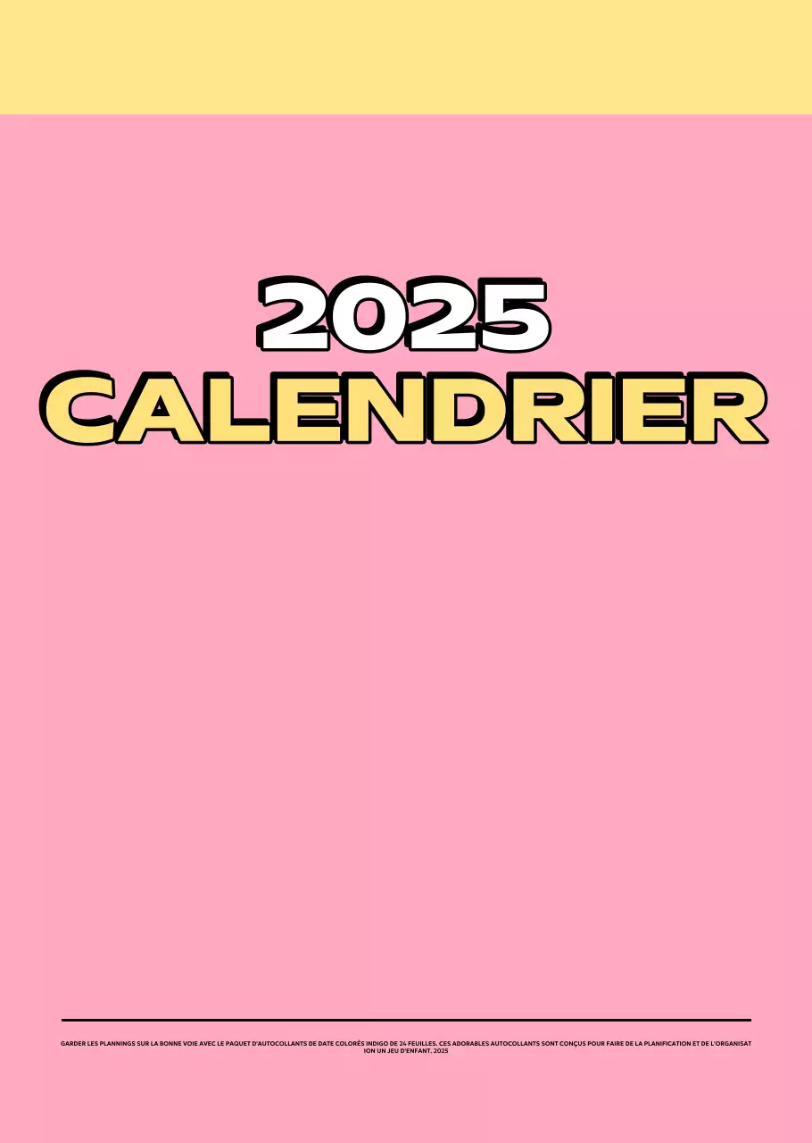 Calendriers colorés avec une variété d'illustrations rétro