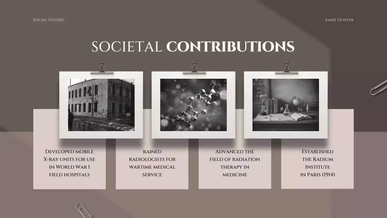 브라운 클래식 과학자 프레젠테이션