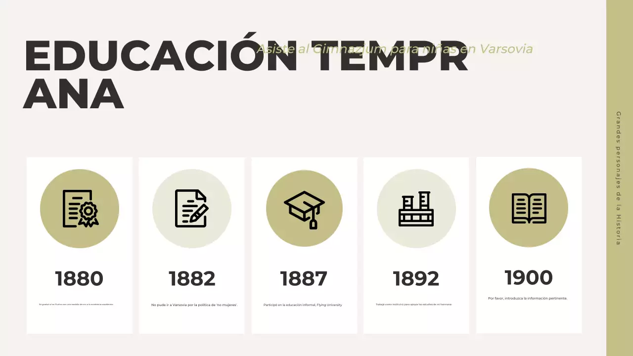 presentación de la historia de grey classic