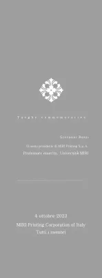 Targa classica su commissione con motivo