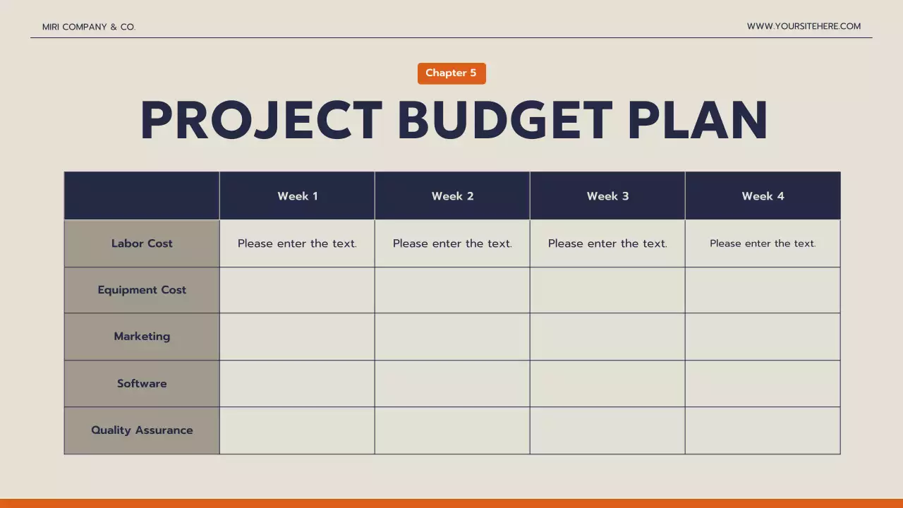 Navy Modern Business Plan Presentation