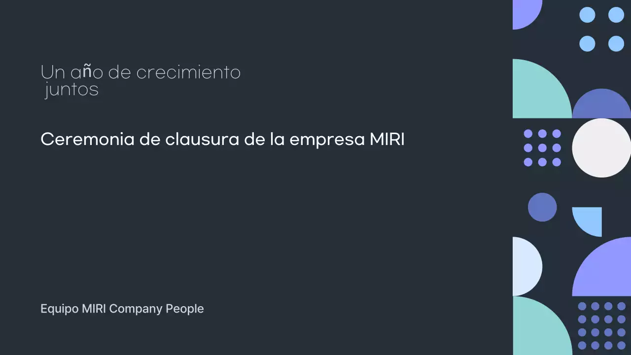 Celebrando el fin de año en azul moderno