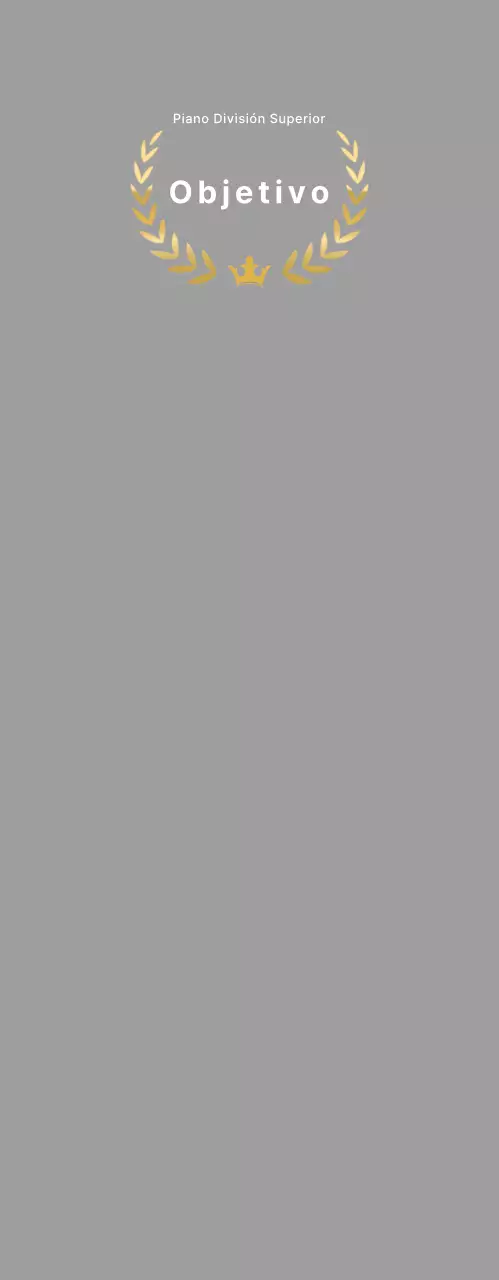 Placa de concurso de piano sencillo