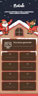 lista di controllo degli animali domestici della festa del marrone