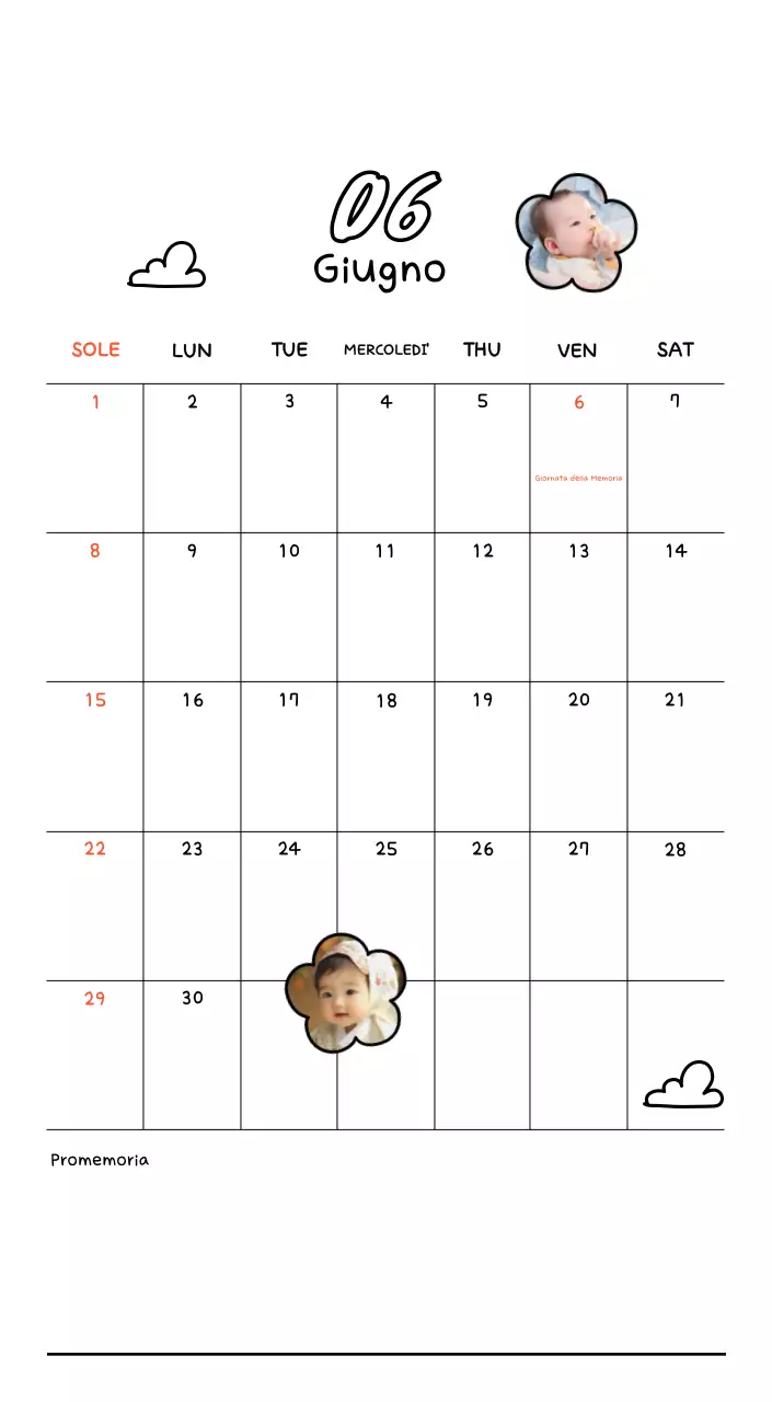 Simpatico calendario fotografico