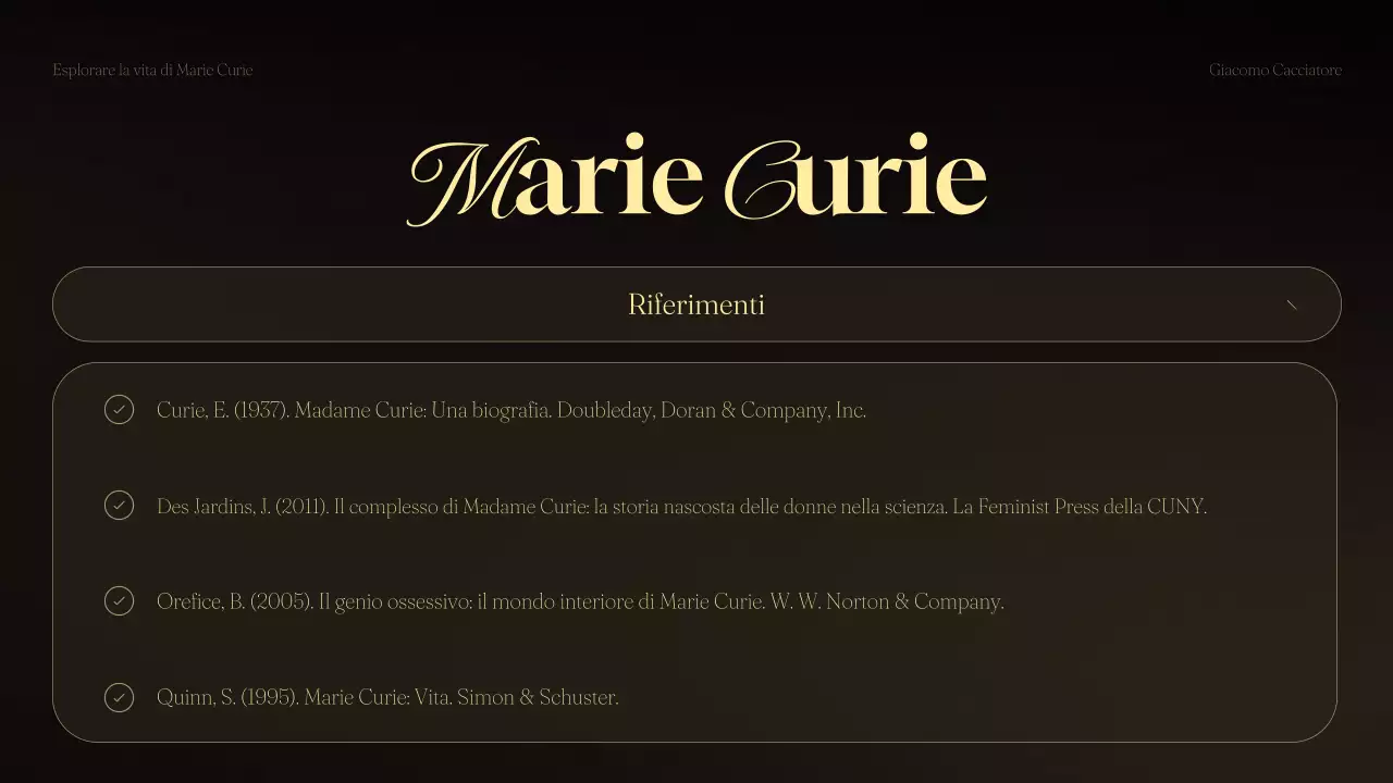 conferenza scientifica sul vintage nero