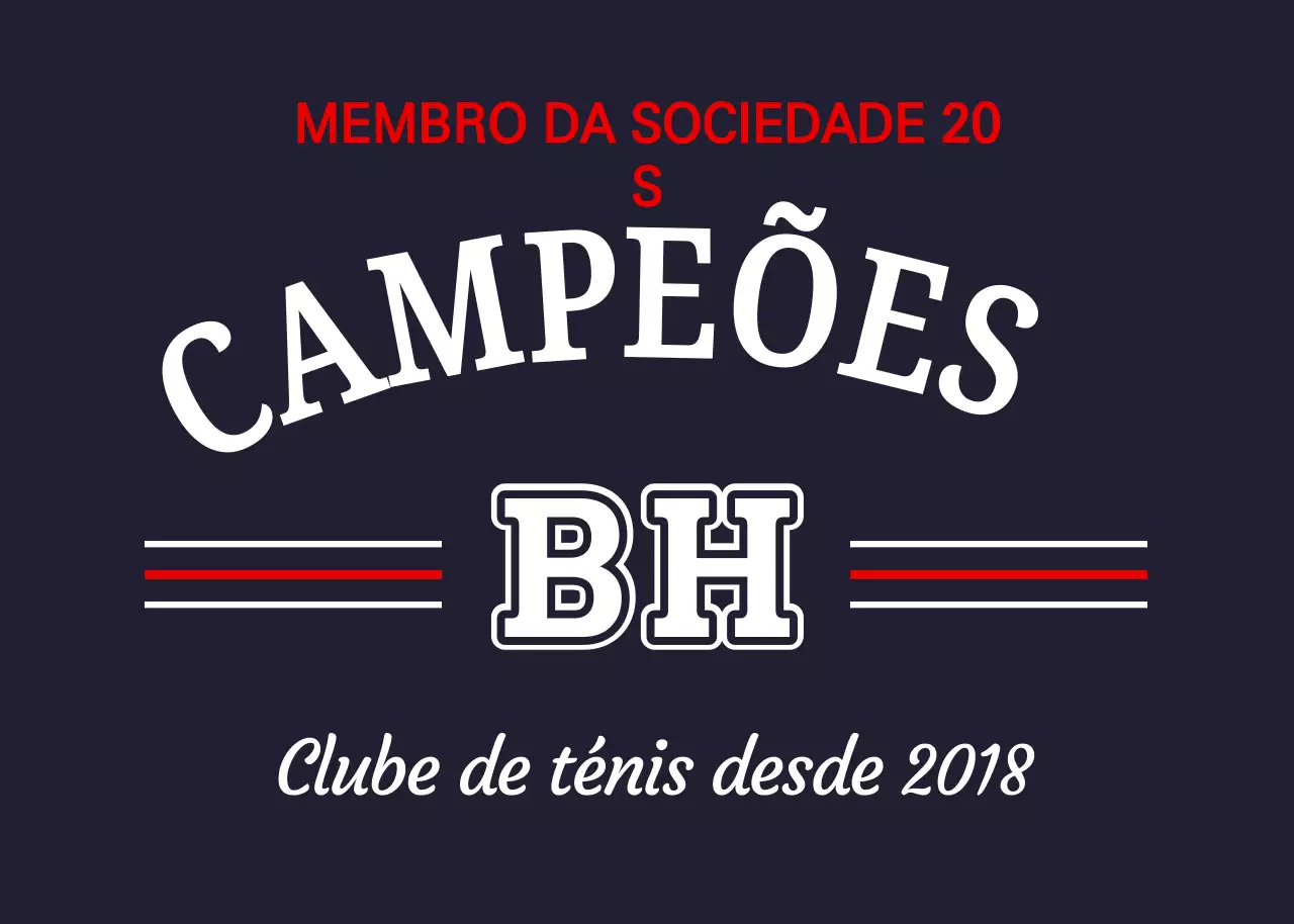 Logótipo desportivo principal preto
