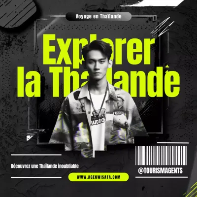 publicité pour les voyages urbains en néon