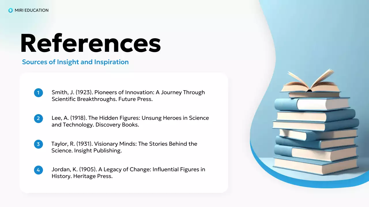 Blue Modern Education Guide Presentation