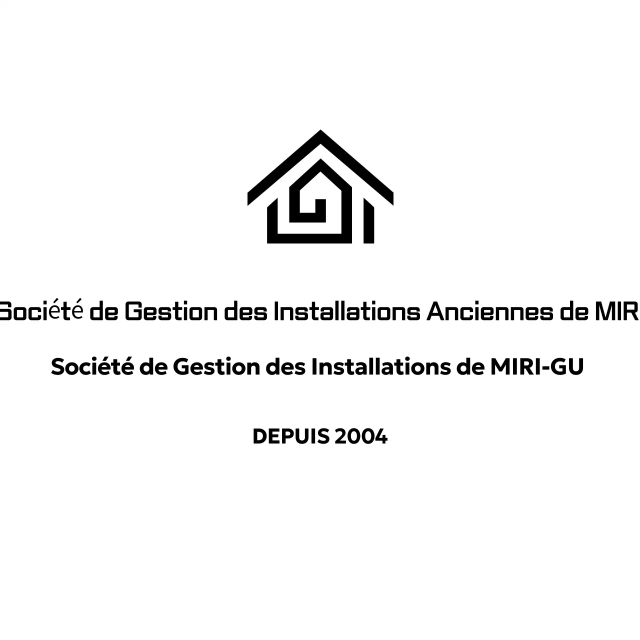 Promouvoir votre organisation avec un simple logo en forme de maison