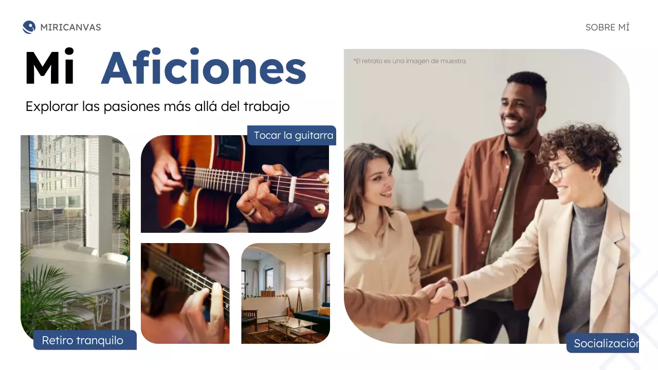 blue modern about me business