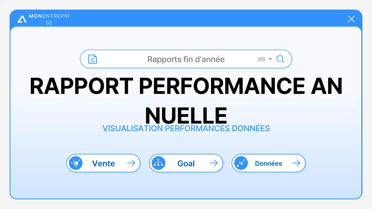 Analyse des rapports modernes bleus