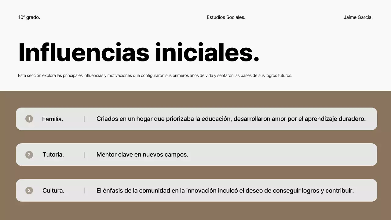 beige historia clásica biografía conferencia