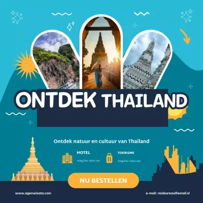 teal moderne reispromotie