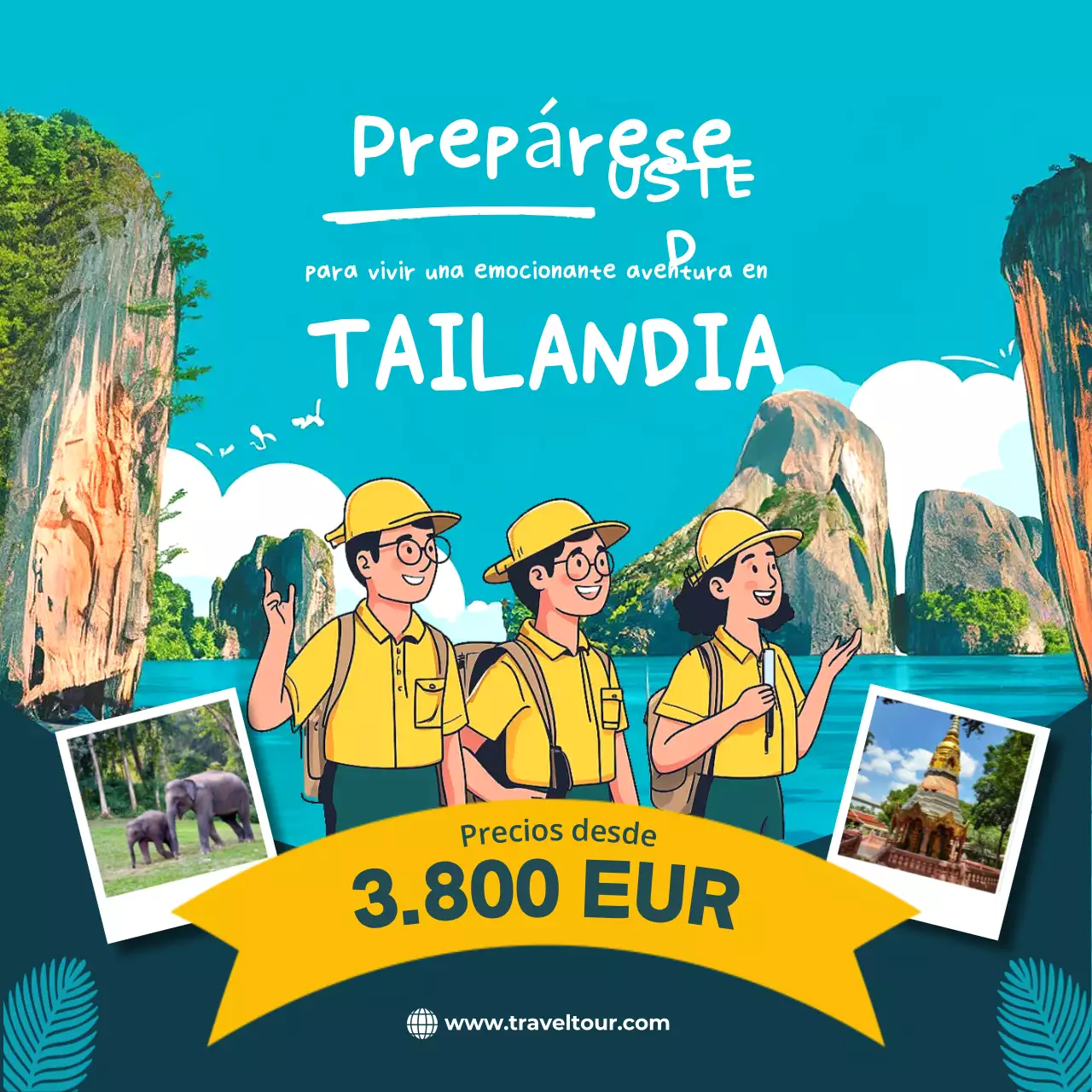 promoción de viajes blue tropical