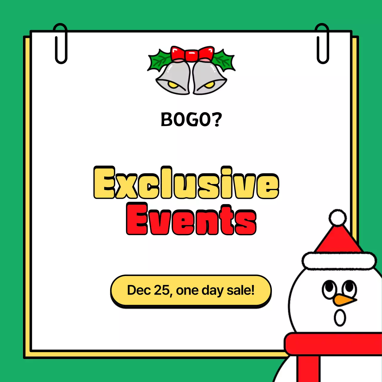 Red Trendy Holiday Promotion Instagram Carousel