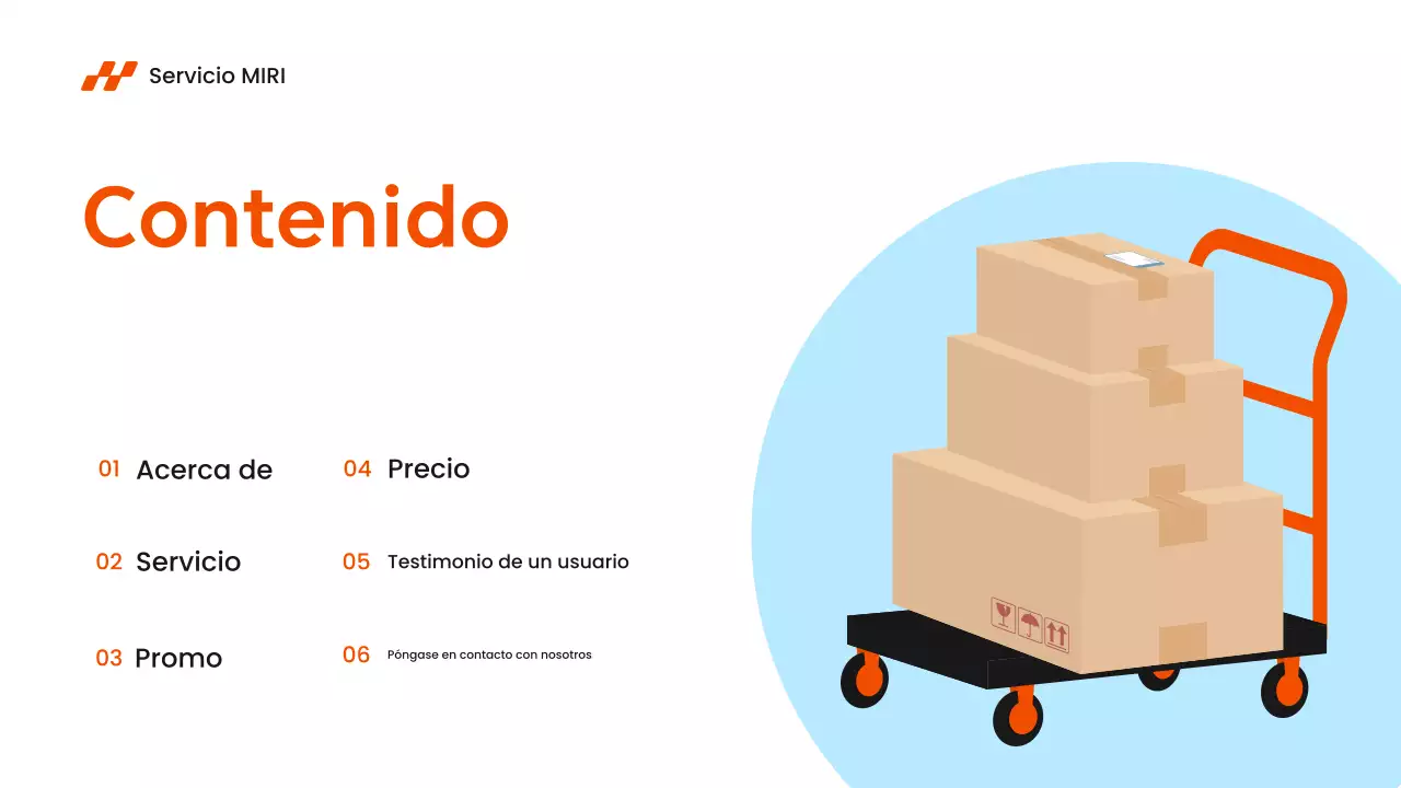 introducción al servicio orange modern