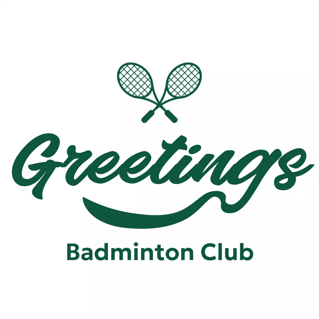 抽象的なシンプルなスポーツロゴ