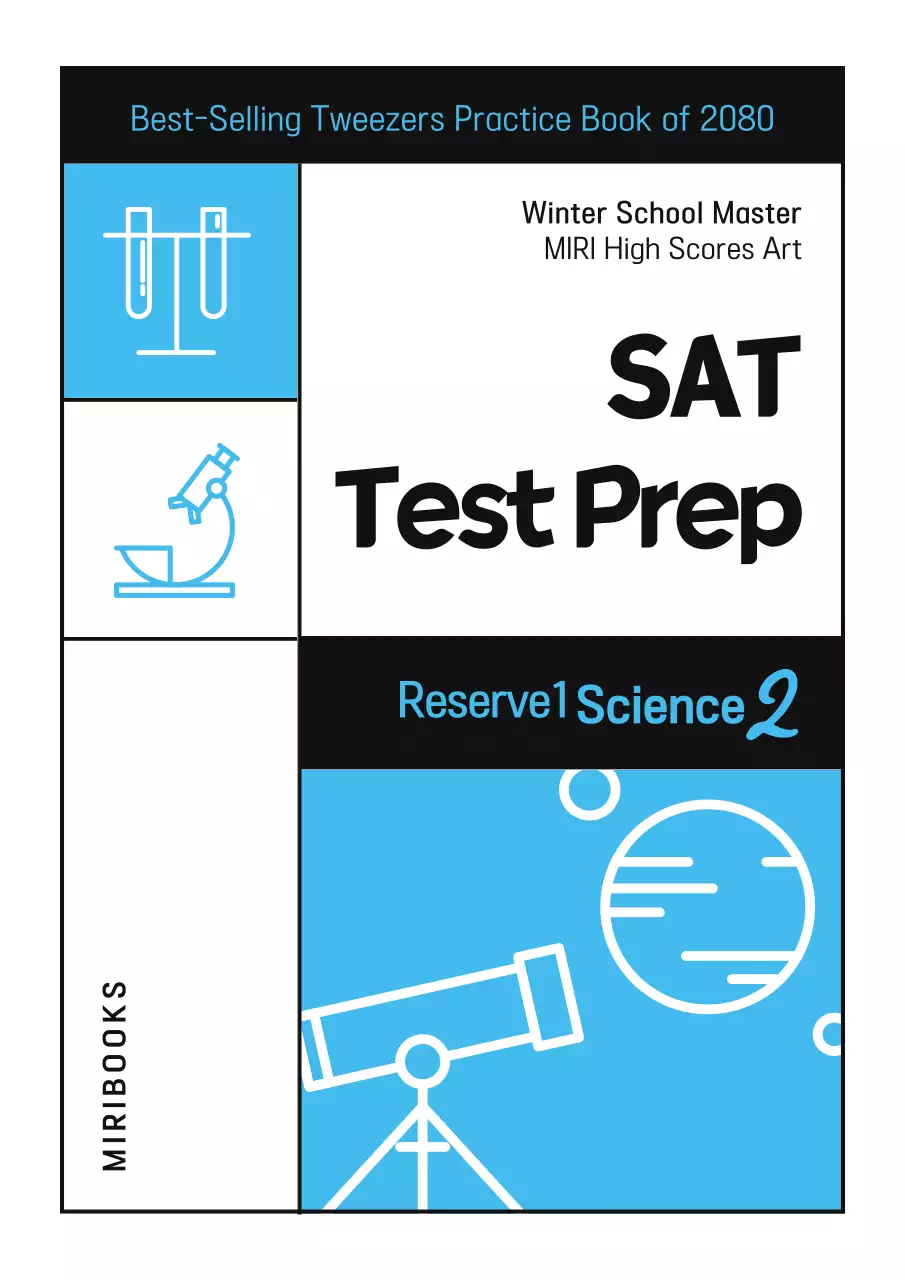 Blue Modern Science Guide Book Cover