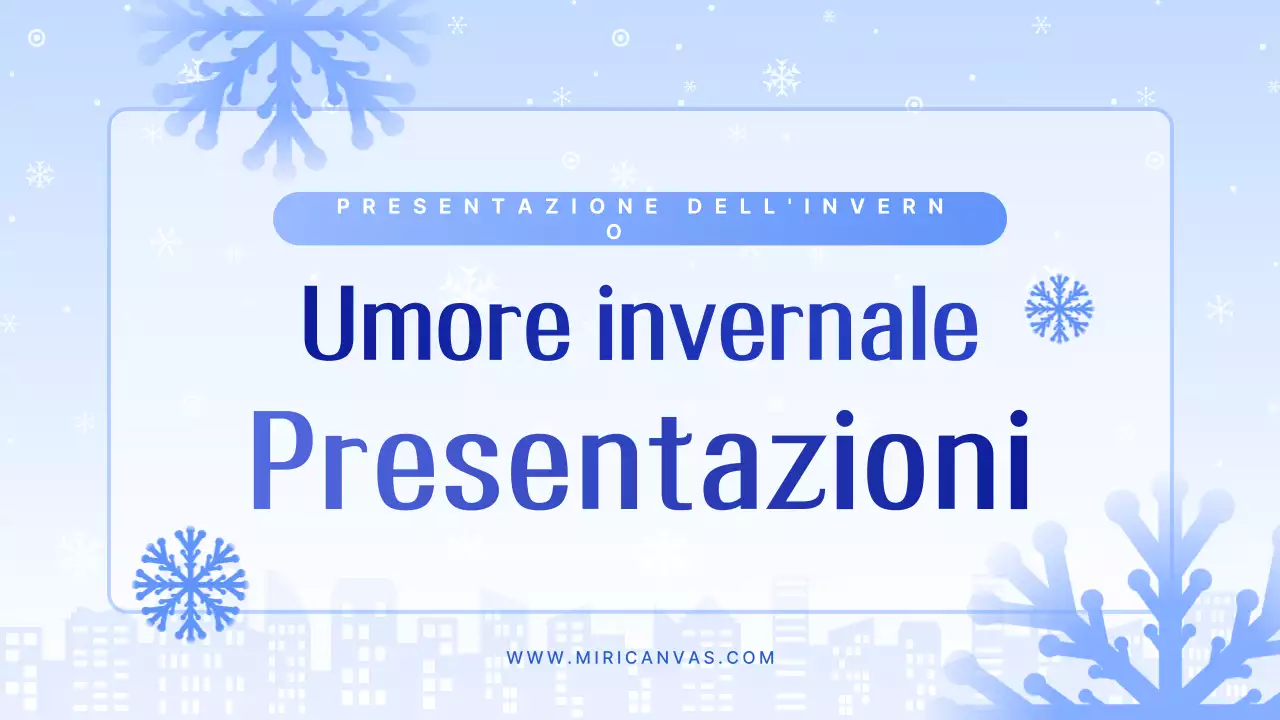 Presentazione blu chiaro e pulita spiegata