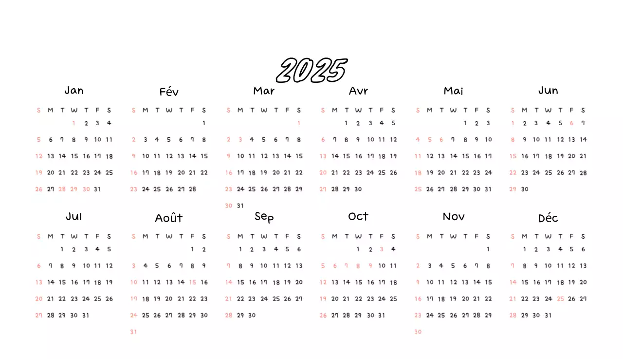 Calendrier photo jaune mignon